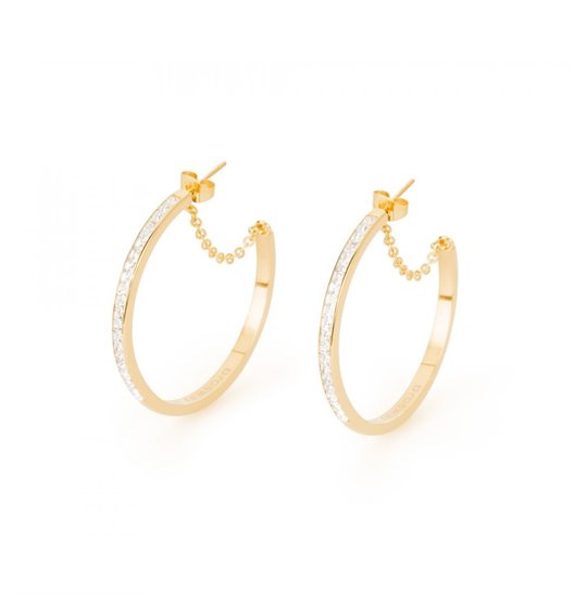 Orecchini Brosway Donna E-Tring in Acciaio Cristallo BER21 - BER21